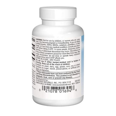 Source Naturals, 5-HTP, 100 mg, 30 caps Source Naturals