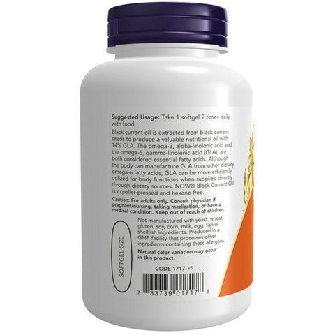 Now Foods, Black Currant Oil, 1000 mg, 100 sgels Now Foods