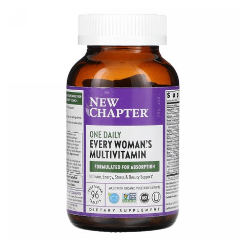 New Chapter, Every Woman's One Daily Multivitamin, 96 Veg Tabs New Chapter