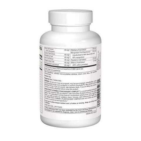 Source Naturals, Vegan True Vitamin C Plantioxidant Complex, 60 Tabs Source Naturals