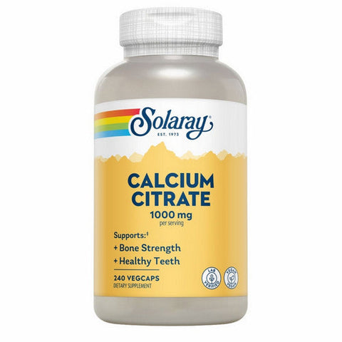 Solaray, Calcium Citrate, 250 Mg, 240 Caps Solaray