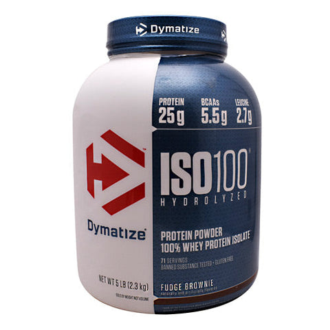 Dymatize, Iso-100, Fudge Brownie 5 lbs Dymatize
