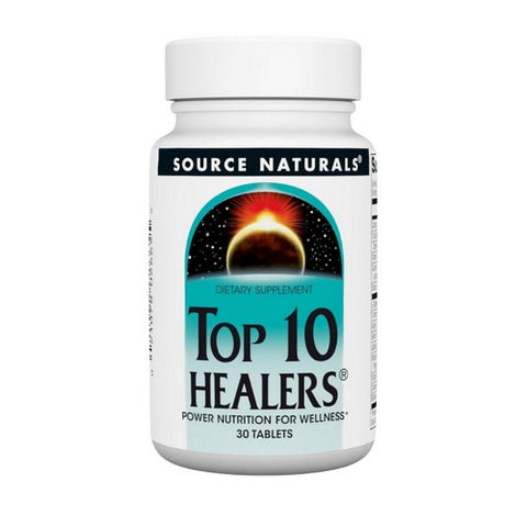 Top 10 Healers 30 Tab by Source Naturals