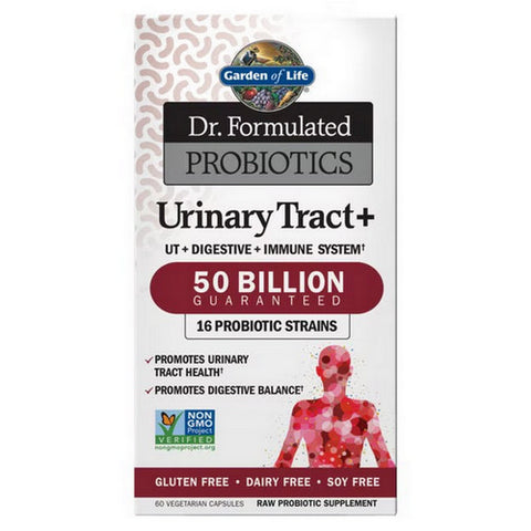 Dr. Formulated PROBIOTICS Urinary Tract+ 60 Capsules by Garden of Life