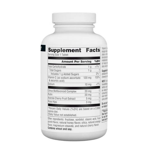 Source Naturals, Acerola C, 120 MG, Chewable 250 Tabs