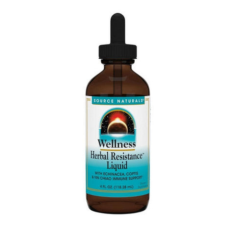 Source Naturals, Wellness Herbal Resistance Liquid Standard Formula, 4 Fl Oz Source Naturals