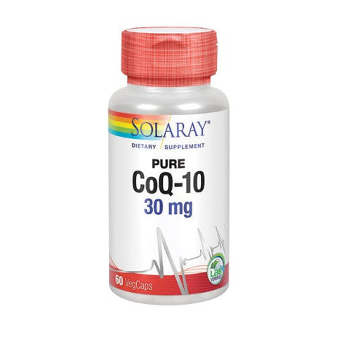 Solaray, Pure CoQ10, 30 Mg, 60 Veg Caps