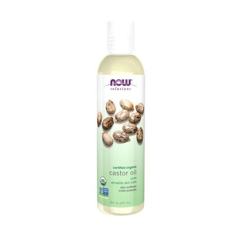 Now Foods, Organic Castor Oil, 8 Oz Now Foods