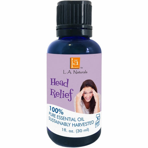 L. A .Naturals, Head Relief Oil, 1 Oz L. A .Naturals