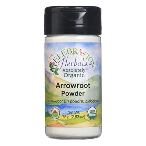 Celebration Herbals, Organic Arrowroot Powder, 72 Grams Celebration Herbals