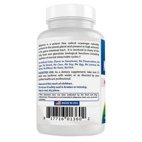Best Naturals, Melatonin, 10 mg, 120 Tabs Best Naturals