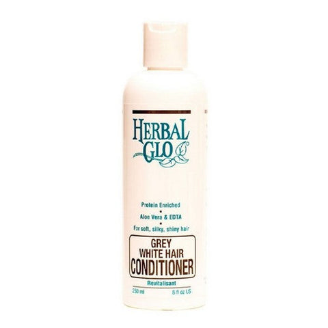Herbal Glo, Grey White Hair Conditioner, 8.5 Oz Herbal Glo