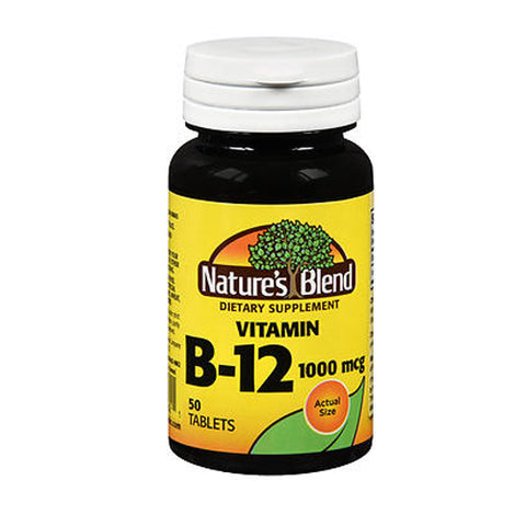 Nature's Blend, Vitamin B12 Tablets, 1000 mcg, 50 Tabs Nature's Blend
