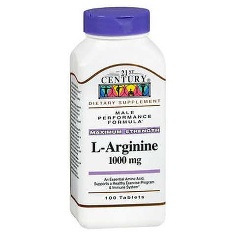 21st Century, 21st Century L-Arginine, 100 Tabs 21st Century