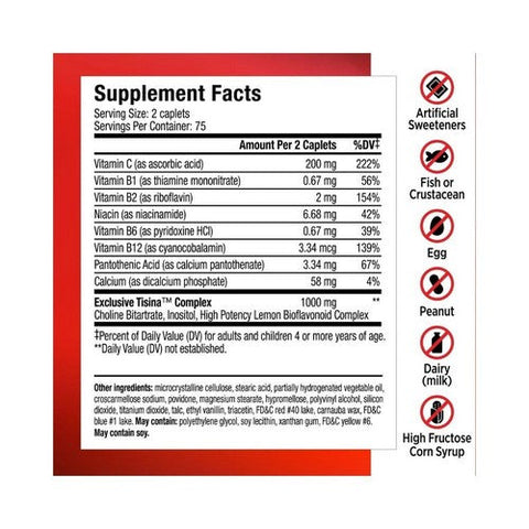 Lipo-Flavonoid, Reduces Ear Ringing, 100 Caplets