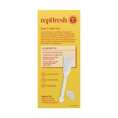 Rephresh, Odor Eliminating Vaginal Gel, 4 Each Rephresh