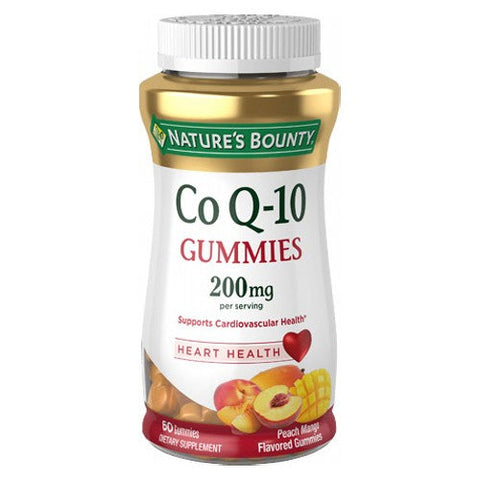 Nature's Bounty, Nature's Bounty Co Q-10 Gummies Peach Mango, 200 mg, 60 Each Nature's Bounty