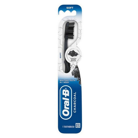 Oral-B, Charcoal Whitening Therapy Toothbrush Soft, 1 Each