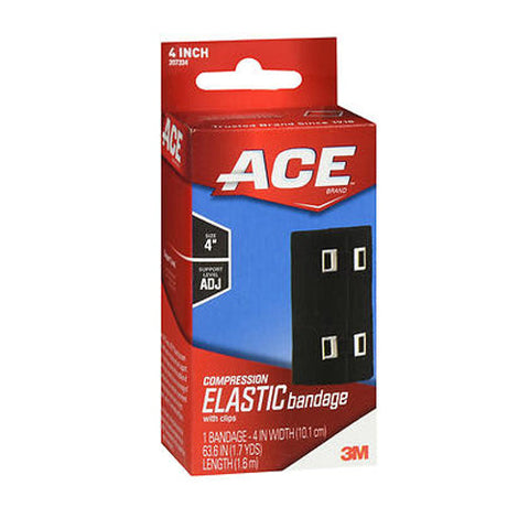 3M, Ace Compression Elastic Bandage with Clips 4 Inch, 1 Each Ace