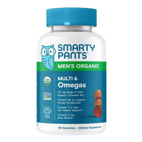 Organic Men's Complete Multivitamin 90 Vegetarian Gummies by SmartyPants