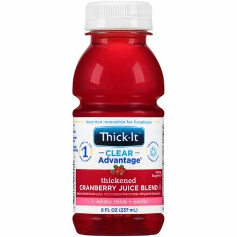 Kent Precision Foods, Thickened Beverage Thick-It  Clear Advantage Cranberry Flavor Ready to Use N, 8 Oz Kent Precision Foods