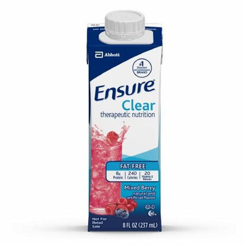 Ensure, Clear Liquid Nutrition Mixed Berry, 8 Oz Ensure