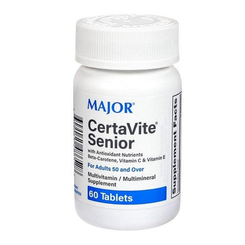 Major Pharmaceuticals, Certa-Vite Senior, Count of 1 Major Pharmaceuticals