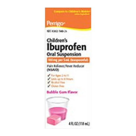 Ibuprofen Childrens Bubblegum 4 Oz by Perrigo