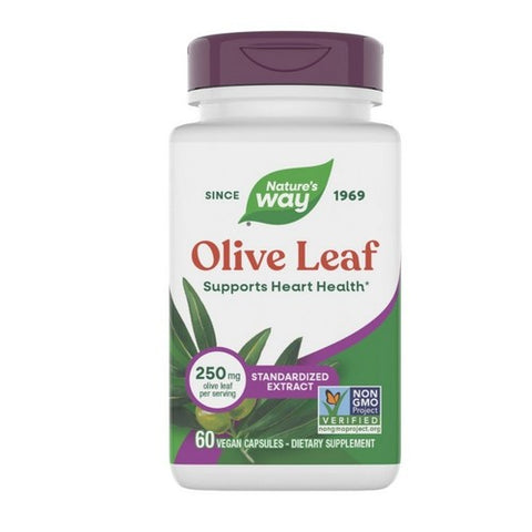 Olive Leaf Standardized Extract 60 Veg Caps by Nature's Way