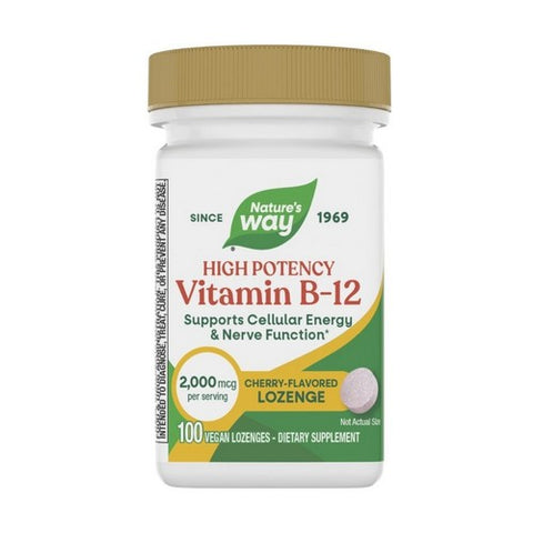 Vitamin B12 Lozenges High Potency 100 Lozenges by Nature's Way