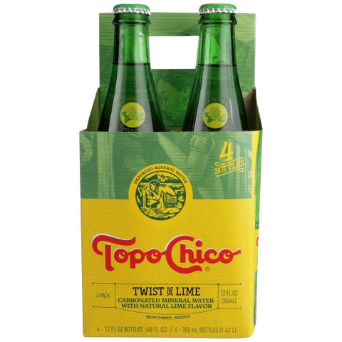Topo Chico, Lime Twist Water Glass Bottle, 12 Oz Topo Chico
