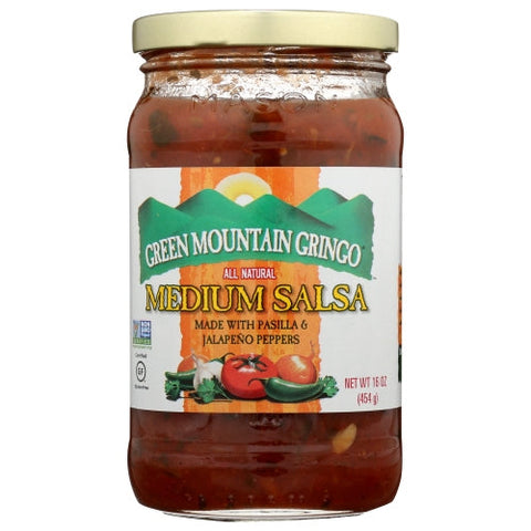 Green Mountain Gringo, Salsa Medium, 16 Oz(Case Of 12) Green Mountain Gringo