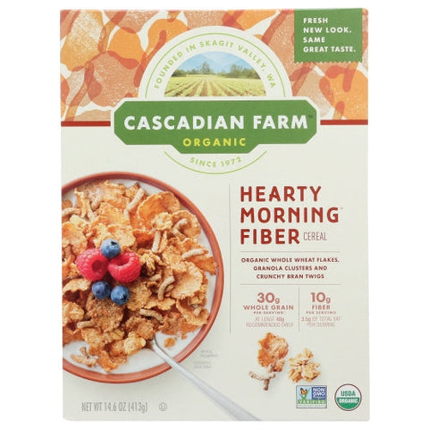Cascadian Farm, Cereal Hearty Morning, Case of 10 X 14.6 Oz Cascadian Farm