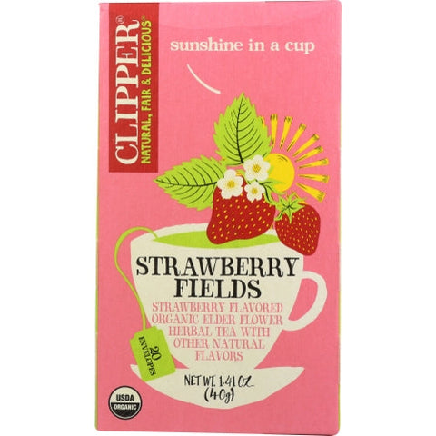 Clipper, Tea Starwberry Fields Org, 1.41 Oz(Case Of 6) Clipper