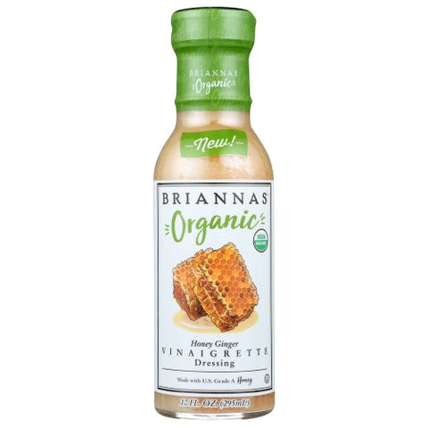 Briannas, Dressing Hny Gngr Vngrt O, 10 Oz(Case Of 6) Briannas