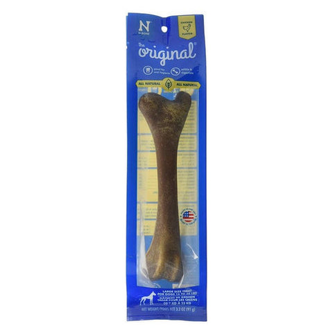 N-Bone, The Original Chew Bone - Chicken Flavor, Large - Dogs 16-50 lbs (1 Pack) N-Bone