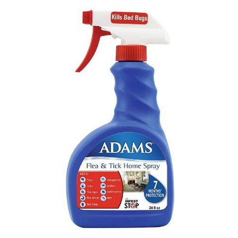 Adams, Flea & Tick Home Spray, 24 oz Adams
