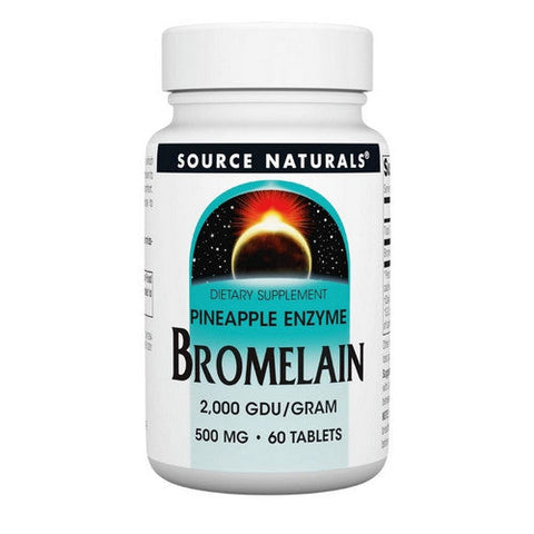 Source Naturals, Bromelain, 2000 GDU, 2000 GDU/G 60 Tabs Source Naturals