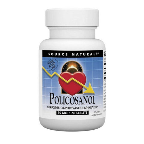 Source Naturals, Policosanol, 10 MG, 60 Tabs Source Naturals