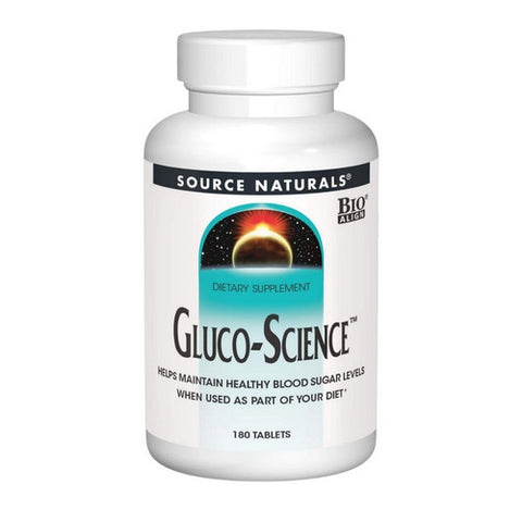 Source Naturals, Gluco-Science, 180 Tabs Source Naturals