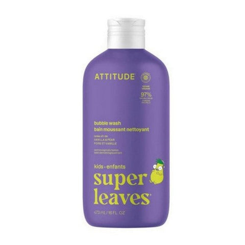 Attitude, Little Leaves Bubble Bath Vanilla & Pear, 16 Oz Attitude