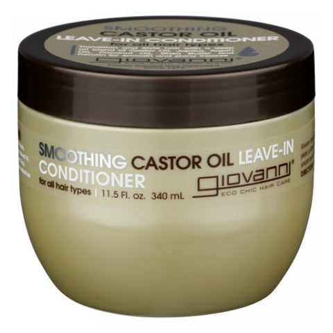Giovanni Cosmetics, Smoothing Castor Oil Leave-In Conditioner, 11.5 Oz Giovanni Cosmetics