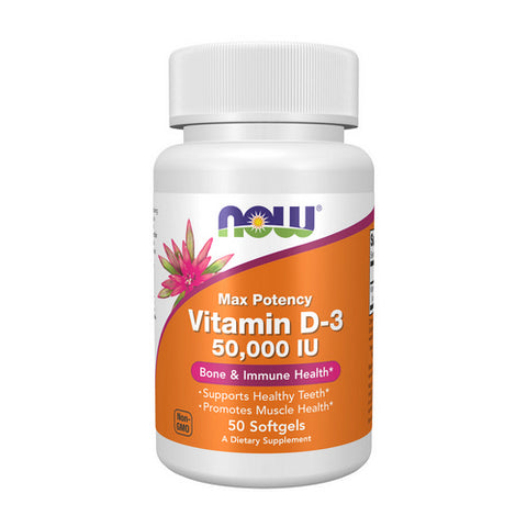 Vitamin D-3 50 Softgels by Now Foods