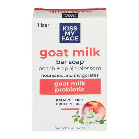 Kiss My Face, Apple Blossom Peach Soap Bar, 5 Oz Kiss My Face