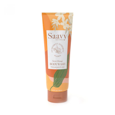 Saavy Naturals, Sweet Orange Body Wash, 8.5 Oz Saavy Naturals