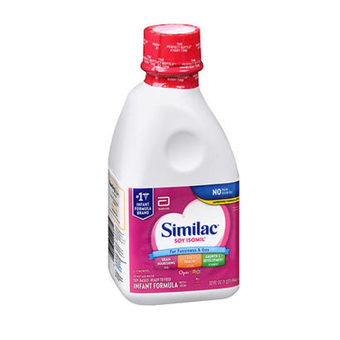 Isomil Soy Infant Formula with Iron Ready to Feed 32 Oz by Similac