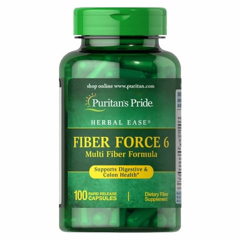 Puritan's Pride, Fiber Force, 100 Capsules Puritan's Pride