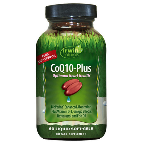 CoQ10-Plus Optimum Heart Health 60 Softgels by Irwin Naturals