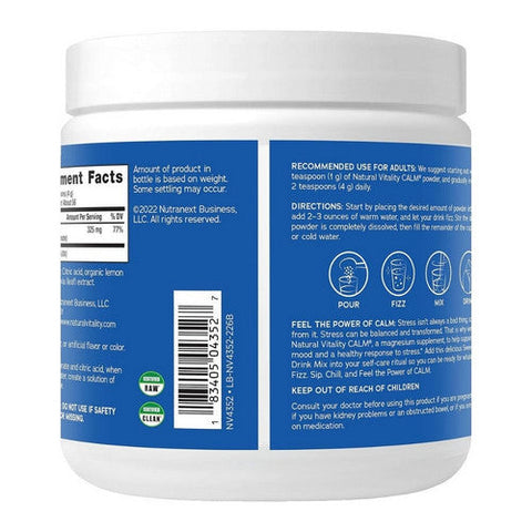 Natural Vitality, CALM Sweet Lemon, 8 Oz Natural Vitality