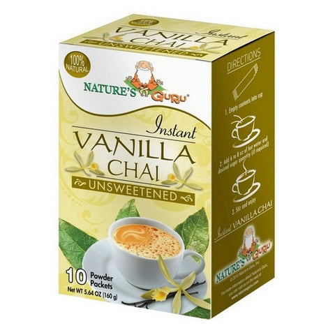 Vanilla Chai Unsweetened 10 Count by Nature’s Guru